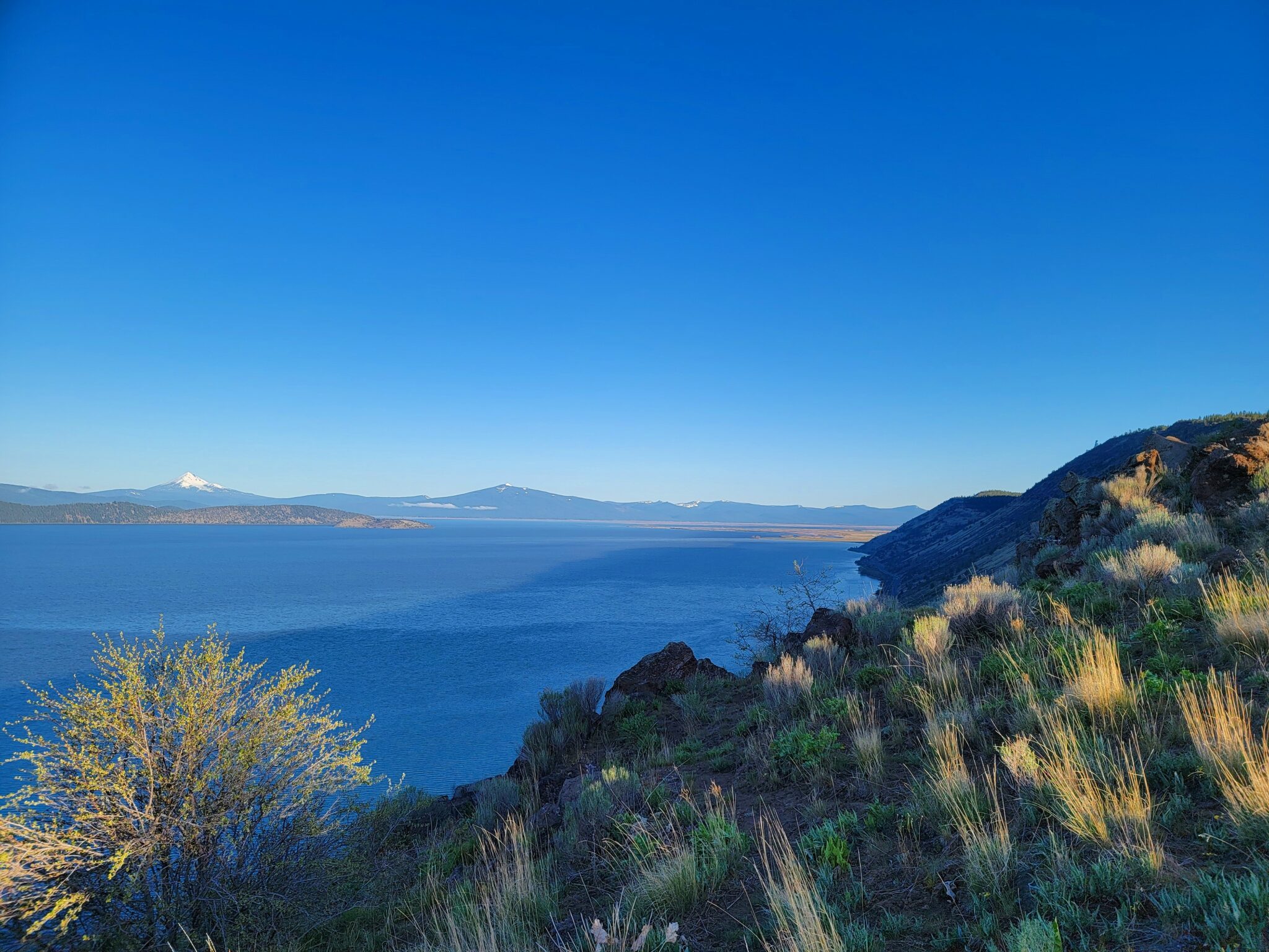 A bird's eye view of Upper Klamath Lake.